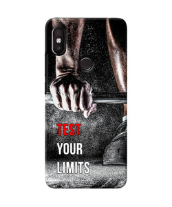 Test Your Limit Quote Redmi Y2 Back Cover