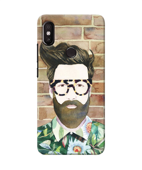 Beard Man With Glass Redmi Y2 Back Cover