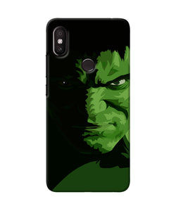 Hulk Green Painting Redmi Y2 Back Cover