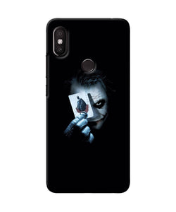 Joker Dark Knight Card Redmi Y2 Back Cover