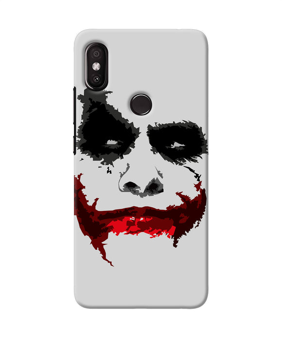 Joker Dark Knight Red Smile Redmi Y2 Back Cover