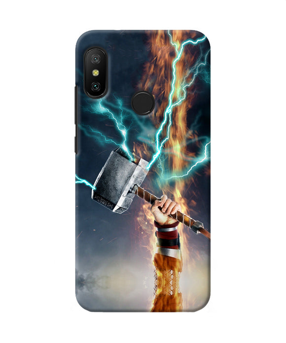 Thor Hammer Mjolnir Redmi 6 Pro Back Cover