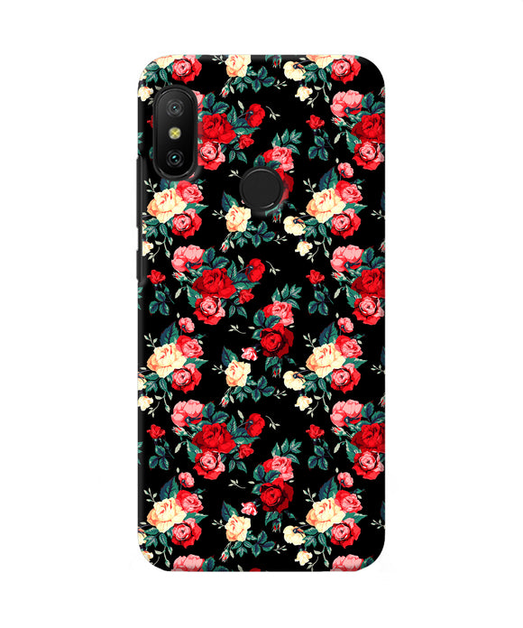 Rose Pattern Redmi 6 Pro Back Cover