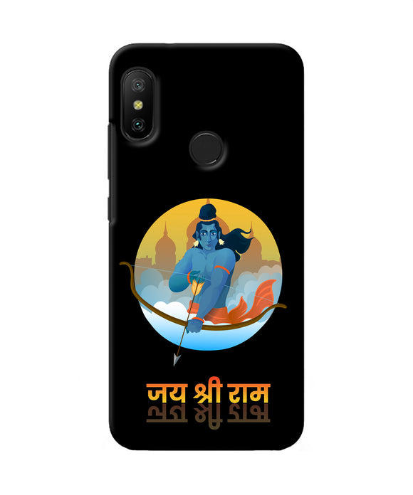 Black Jay Shree Ram Redmi 6 Pro Back Cover