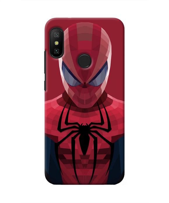 Spiderman Art Redmi 6 Pro Real 4D Back Cover