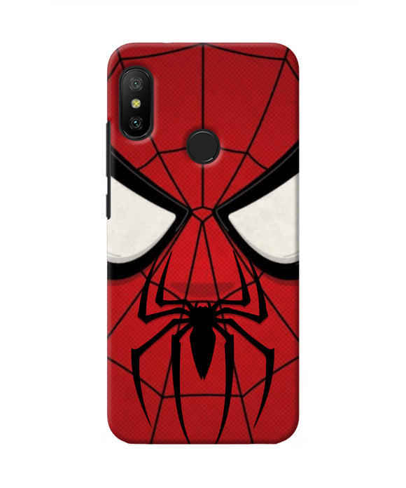 Spiderman Face Redmi 6 Pro Real 4D Back Cover