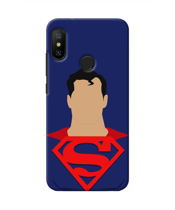 Superman Cape Redmi 6 Pro Real 4D Back Cover