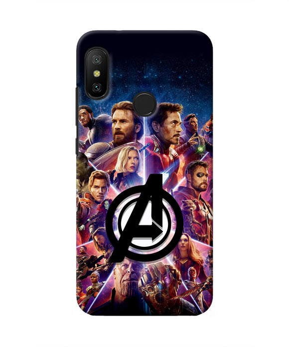 Avengers Superheroes Redmi 6 Pro Real 4D Back Cover
