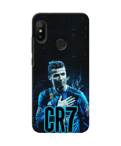 Christiano Ronaldo Blue Redmi 6 Pro Real 4D Back Cover