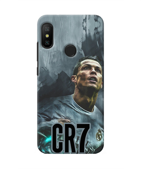 Christiano Ronaldo Grey Redmi 6 Pro Real 4D Back Cover