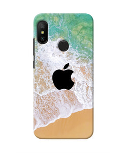 Apple Ocean Redmi 6 Pro Real 4D Back Cover