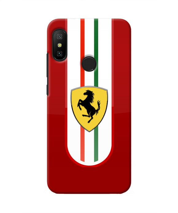 Ferrari Art Redmi 6 Pro Real 4D Back Cover