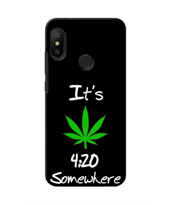 Weed Quote Redmi 6 Pro Real 4D Back Cover