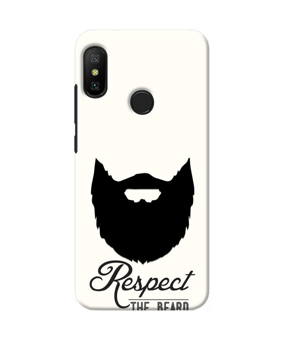 Respect the Beard Redmi 6 Pro Real 4D Back Cover