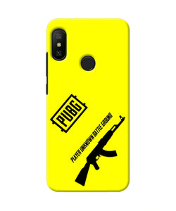 PUBG AKM Gun Redmi 6 Pro Real 4D Back Cover