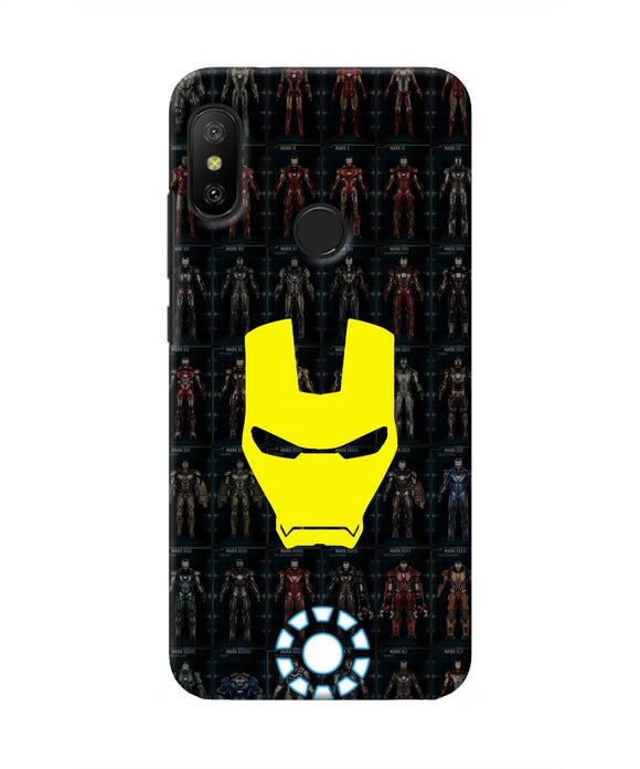 Iron Man Suit Redmi 6 Pro Real 4D Back Cover