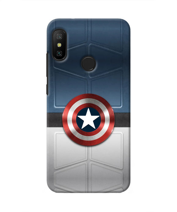Captain America Suit Redmi 6 Pro Real 4D Back Cover