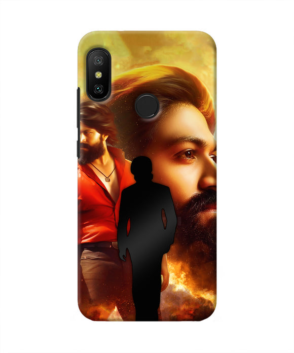 Rocky Bhai Walk Redmi 6 Pro Real 4D Back Cover