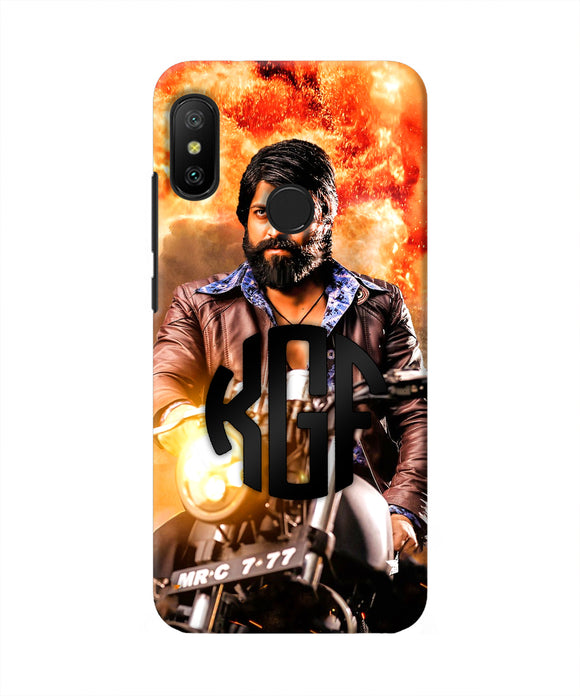 Rocky Bhai on Bike Redmi 6 Pro Real 4D Back Cover