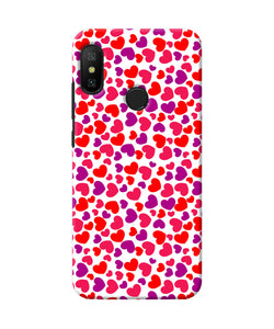 Heart Print Redmi 6 Pro Back Cover