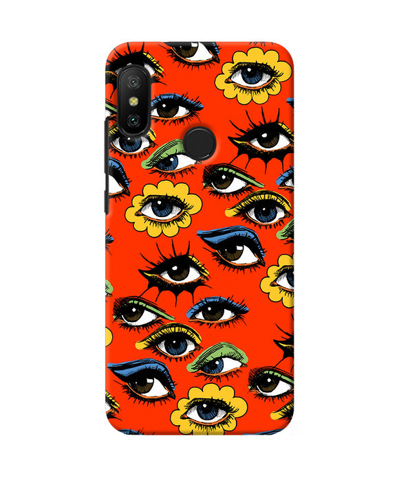 Abstract Eyes Pattern Redmi 6 Pro Back Cover