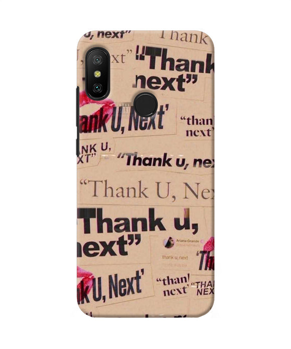Thank You Next Redmi 6 Pro Back Cover