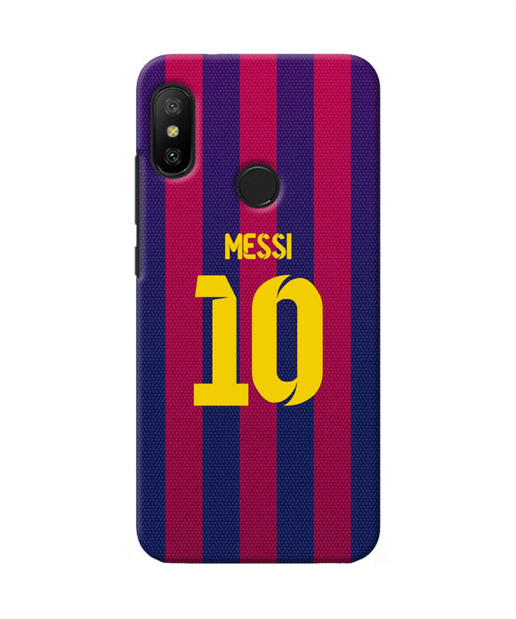 Messi 10 Tshirt Redmi 6 Pro Back Cover