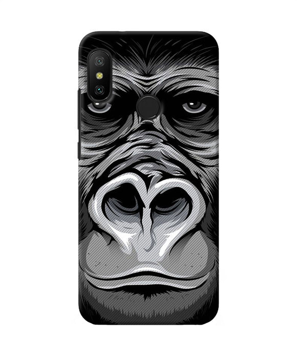 Black Chimpanzee Redmi 6 Pro Back Cover