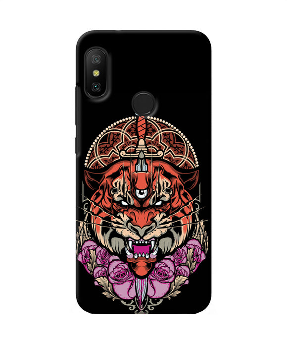 Abstract Tiger Redmi 6 Pro Back Cover