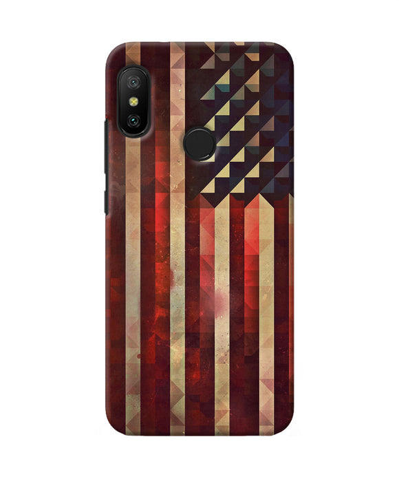 Vintage Us Flag Redmi 6 Pro Back Cover