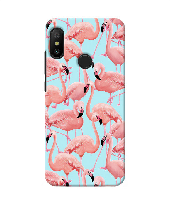 Abstract Sheer Bird Print Redmi 6 Pro Back Cover