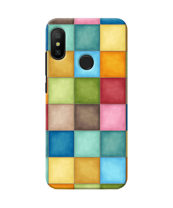 Abstract Colorful Squares Redmi 6 Pro Back Cover