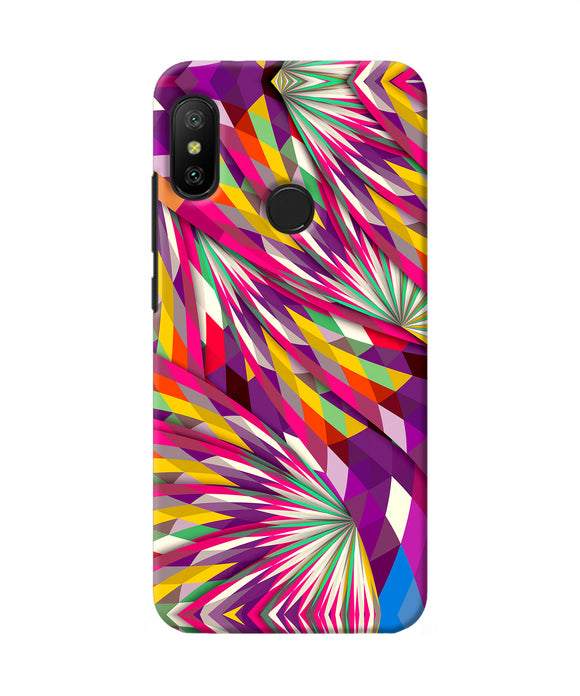 Abstract Colorful Print Redmi 6 Pro Back Cover