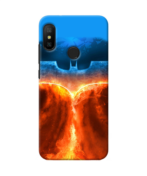 Burning Batman Logo Redmi 6 Pro Back Cover