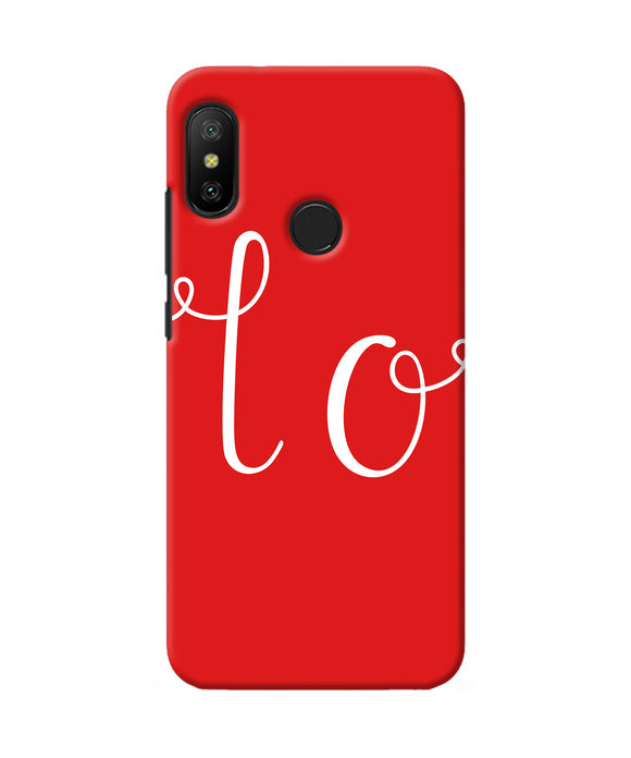 Love One Redmi 6 Pro Back Cover
