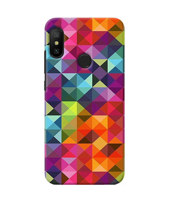 Abstract Triangle Pattern Redmi 6 Pro Back Cover