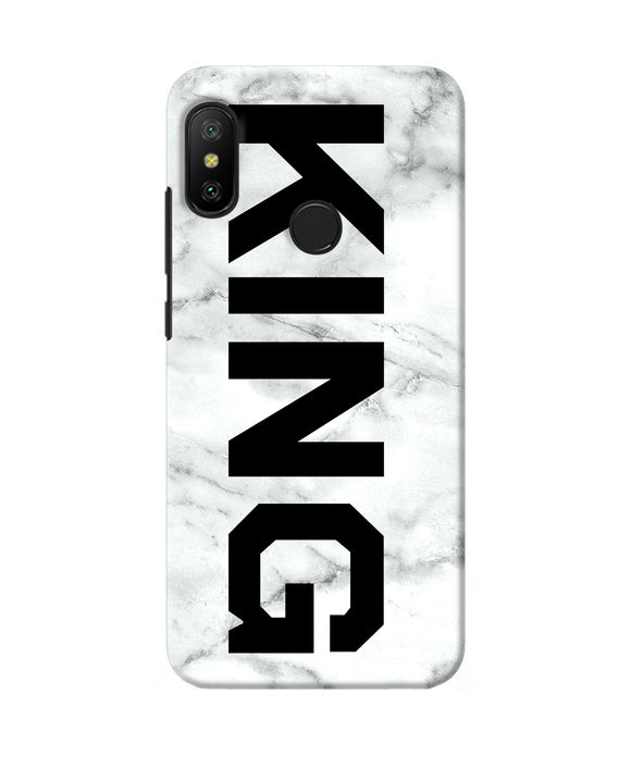 King Marble Text Redmi 6 Pro Back Cover