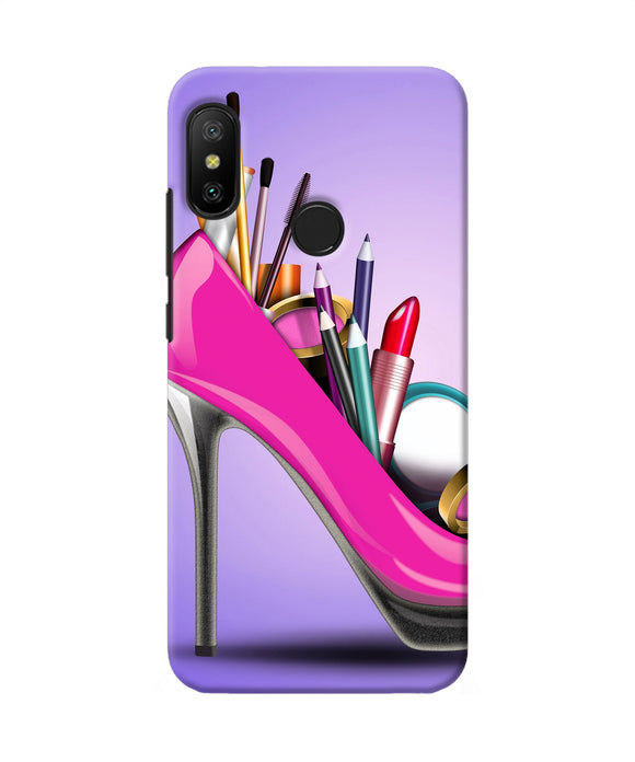 Makeup Heel Shoe Redmi 6 Pro Back Cover