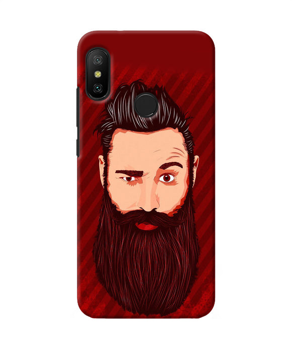 Beardo Character Redmi 6 Pro Back Cover