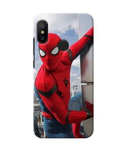 Spiderman On The Wall Redmi 6 Pro Back Cover