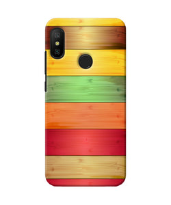 Wooden Colors Redmi 6 Pro Back Cover