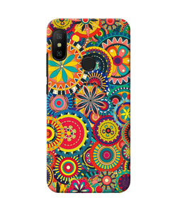 Colorful Circle Pattern Redmi 6 Pro Back Cover