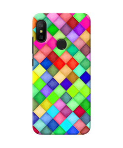 Abstract Colorful Squares Redmi 6 Pro Back Cover