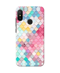 Colorful Fish Skin Redmi 6 Pro Back Cover