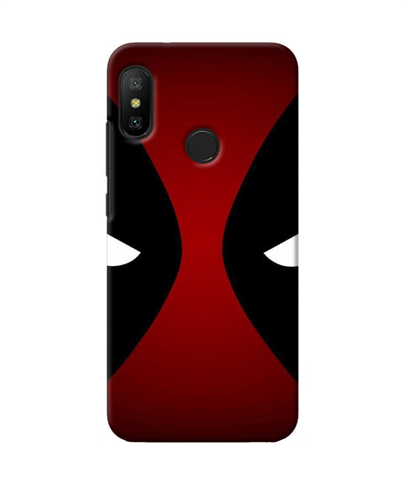 Deadpool Eyes Redmi 6 Pro Back Cover