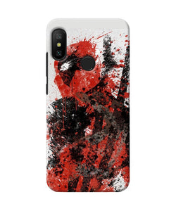 Deadpool Rugh Sketch Redmi 6 Pro Back Cover