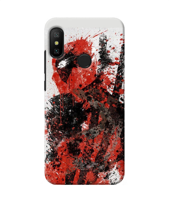 Deadpool Rugh Sketch Redmi 6 Pro Back Cover