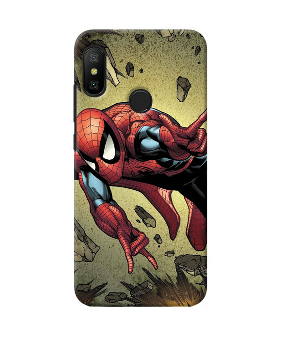 Spiderman On Sky Redmi 6 Pro Back Cover