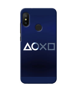 Aoxo Logo Redmi 6 Pro Back Cover