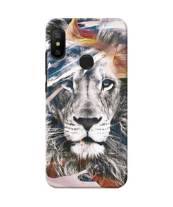 Lion Poster Redmi 6 Pro Back Cover